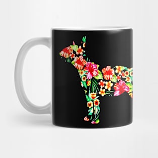 Bull Terrier Flower Color Full Mug